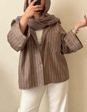 شومیز و مانتو زنانه شانتون راه راه